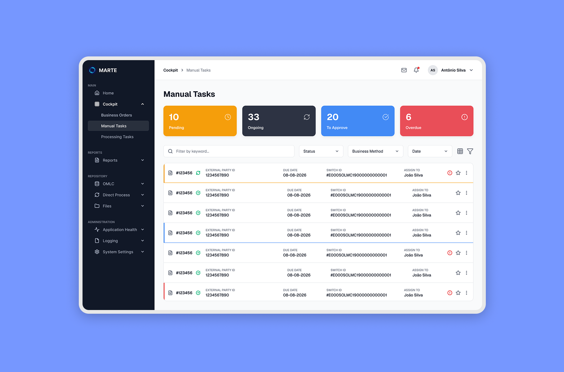 Marte task management